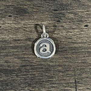 James Avery Vintage Type Initial